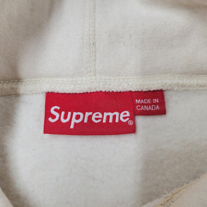 【中古品】【メンズ】 CHENILLE APPLIQUE HOODED SWEATSHIRT シェニール アップリケ フーデッド スウェットシャツ パーカー 長袖 トップス 149-260118-kh-05-izu サイズ：S カラー：ナチュラル 万代Net店