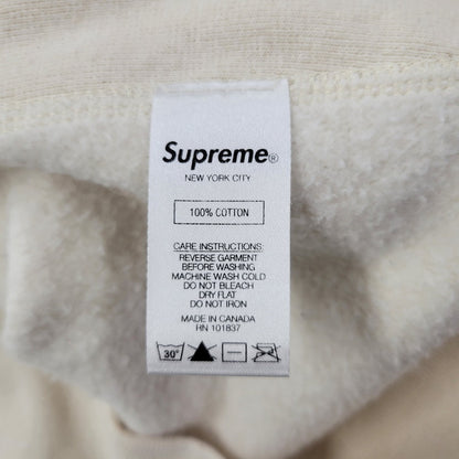 【中古品】【メンズ】 CHENILLE APPLIQUE HOODED SWEATSHIRT シェニール アップリケ フーデッド スウェットシャツ パーカー 長袖 トップス 149-260118-kh-05-izu サイズ：S カラー：ナチュラル 万代Net店