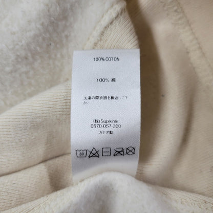 【中古品】【メンズ】 CHENILLE APPLIQUE HOODED SWEATSHIRT シェニール アップリケ フーデッド スウェットシャツ パーカー 長袖 トップス 149-260118-kh-05-izu サイズ：S カラー：ナチュラル 万代Net店