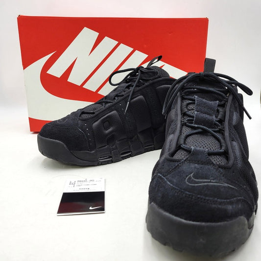 【中古品】【メンズ】 IM6649-001 AIR MORE UPTEMPO LOW エア モア アップテンポ ロー スニーカー シューズ 靴 160-260116-cs-02-izu サイズ：33cm カラー：BLACK/BLACK 万代Net店