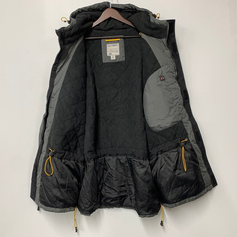 【現状渡し品】【メンズ】 OLD NAVY オールドネイビー FLEECE LINER NYLON JACKET フリース ライナー ナイロンジャケット アウター 146-260119-as-32-izu サイズ：XXL カラー：グレー 万代Net店