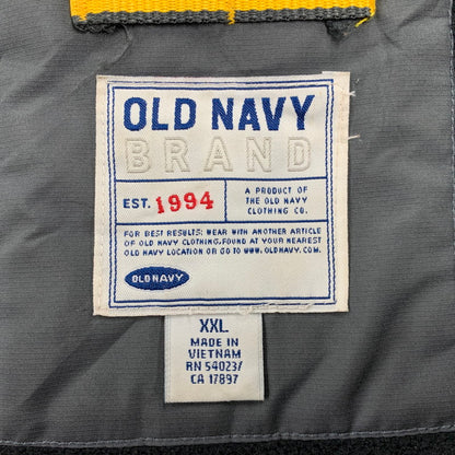 【現状渡し品】【メンズ】 OLD NAVY オールドネイビー FLEECE LINER NYLON JACKET フリース ライナー ナイロンジャケット アウター 146-260119-as-32-izu サイズ：XXL カラー：グレー 万代Net店