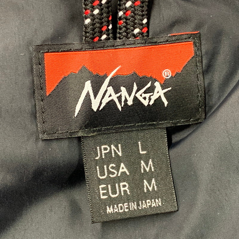 【中古美品】【メンズ】 NANGA ナンガ LIGHT WEIGHT PLAYLAND DOWN JACKET ライト ウェイト プレイランド ダウンジャケット アウター 144-260116-ya-04-izu サイズ：L カラー：BLACK 万代Net店