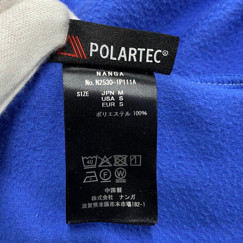 【中古品】【メンズ】 NANGA ナンガ N2530-1P111A AIR WARM FLEECE TOPS エア ウォーム フリース トップス 長袖 144-260116-kh-01-izu サイズ：M カラー：ブルー 万代Net店
