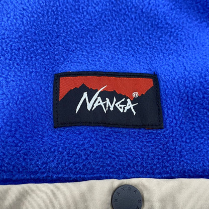 【中古品】【メンズ】 NANGA ナンガ N2530-1P111A AIR WARM FLEECE TOPS エア ウォーム フリース トップス 長袖 144-260116-kh-01-izu サイズ：M カラー：ブルー 万代Net店