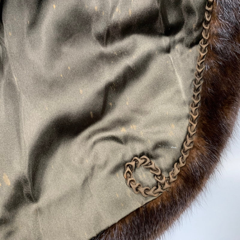 【中古品】【レディース】 SAGA MINK サガ 日本製 DEMIBUFF MINK COAT デミバフ コート アウター 168-260117-cs-08-izu サイズ：F カラー：ブラウン 万代Net店