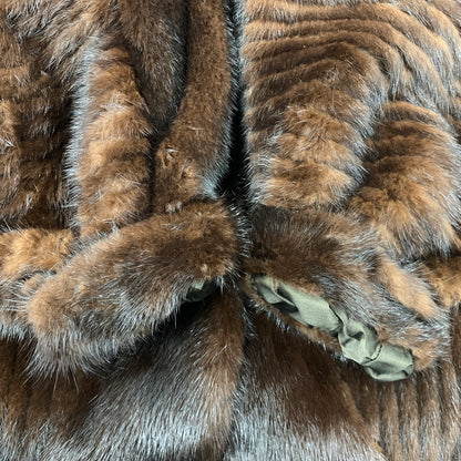 【中古品】【レディース】 SAGA MINK サガ 日本製 DEMIBUFF MINK COAT デミバフ コート アウター 168-260117-cs-08-izu サイズ：F カラー：ブラウン 万代Net店