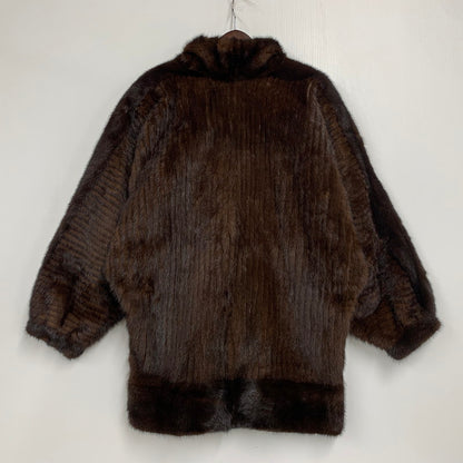 【中古品】【レディース】 SAGA MINK サガ 日本製 DEMIBUFF MINK COAT デミバフ コート アウター 168-260117-cs-08-izu サイズ：F カラー：ブラウン 万代Net店