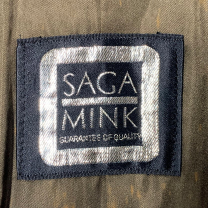 【中古品】【レディース】 SAGA MINK サガ 日本製 DEMIBUFF MINK COAT デミバフ コート アウター 168-260117-cs-08-izu サイズ：F カラー：ブラウン 万代Net店