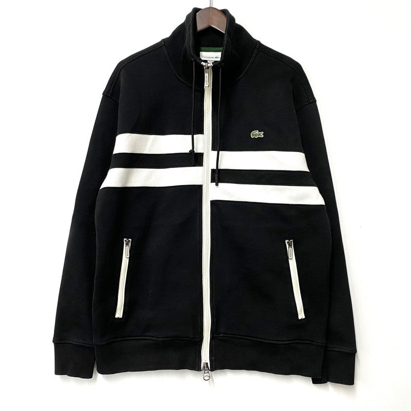 【中古品】【メンズ】 SH4710 アシンメトリー ボーダー ハイネック ジャケット アウター 147-260117-cs-16-izu サイズ：M カラー：ブラック 万代Net店