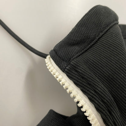【中古品】【メンズ】 SH4710 アシンメトリー ボーダー ハイネック ジャケット アウター 147-260117-cs-16-izu サイズ：M カラー：ブラック 万代Net店