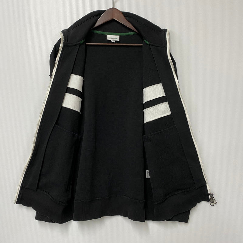 【中古品】【メンズ】 SH4710 アシンメトリー ボーダー ハイネック ジャケット アウター 147-260117-cs-16-izu サイズ：M カラー：ブラック 万代Net店