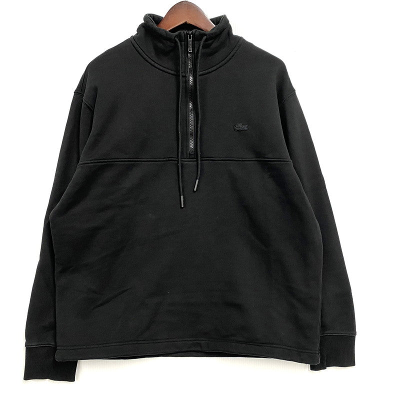 【中古品】【メンズ】 SH6938 スタンド カラーハーフ ジップスウェット トレーナー 長袖 トップス 147-260122-kh-06-izu サイズ：L カラー：ブラック 万代Net店