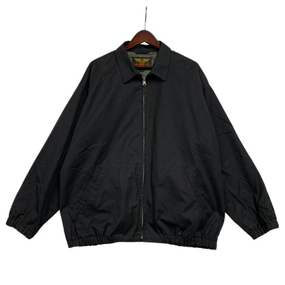 【中古品】【メンズ】 CALEE キャリー 03-6418-6033 EMBROIDERY HARRINGTON TYPE JACKET エンブロイダリー ハリントン タイプ ジャケット アウター 142-260117-cs-09-izu サイズ：L カラー：ブラック 万代Net店