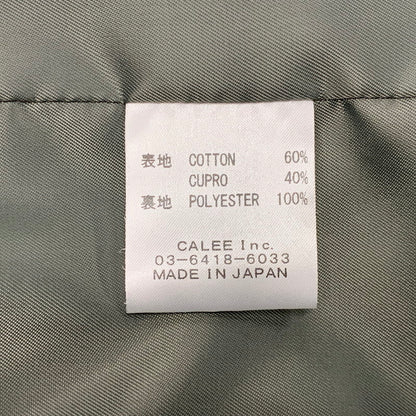 【中古品】【メンズ】 CALEE キャリー 03-6418-6033 EMBROIDERY HARRINGTON TYPE JACKET エンブロイダリー ハリントン タイプ ジャケット アウター 142-260117-cs-09-izu サイズ：L カラー：ブラック 万代Net店