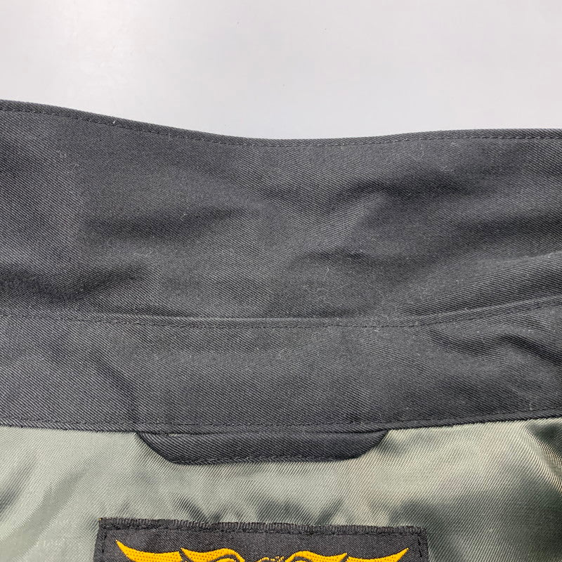 【中古品】【メンズ】 CALEE キャリー 03-6418-6033 EMBROIDERY HARRINGTON TYPE JACKET エンブロイダリー ハリントン タイプ ジャケット アウター 142-260117-cs-09-izu サイズ：L カラー：ブラック 万代Net店