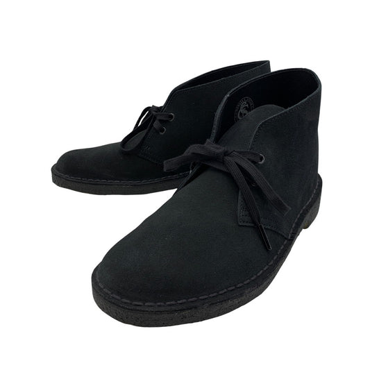【中古品】【メンズ/レディース】 CLARKS クラークス 261554807070 DESERT BOOT デザート ブーツ シューズ 靴 164-260117-cs-01-izu サイズ：UK7 カラー：ブラック 万代Net店