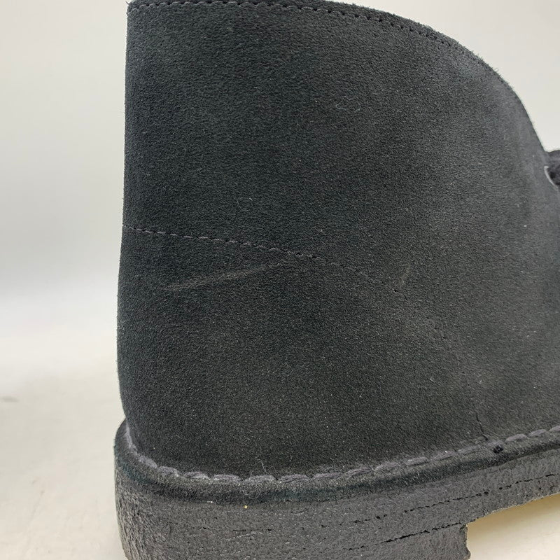 【中古品】【メンズ/レディース】 CLARKS クラークス 261554807070 DESERT BOOT デザート ブーツ シューズ 靴 164-260117-cs-01-izu サイズ：UK7 カラー：ブラック 万代Net店