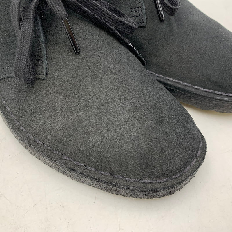 【中古品】【メンズ/レディース】 CLARKS クラークス 261554807070 DESERT BOOT デザート ブーツ シューズ 靴 164-260117-cs-01-izu サイズ：UK7 カラー：ブラック 万代Net店