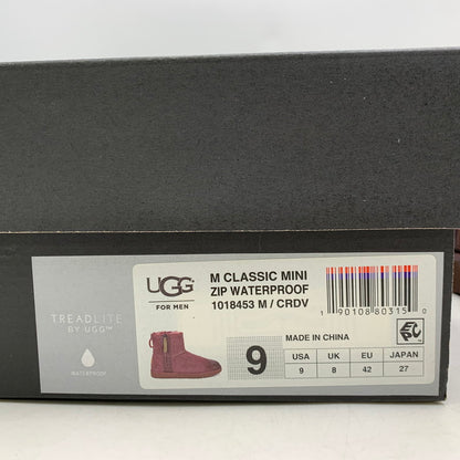 【中古品】【メンズ】 1018453 CLASSIC MINI ZIP WATERPROOF クラシック ミニ ジップ ウォータープルーフ ブーツ シューズ 靴 165-260117-cs-03-izu サイズ：27cm カラー：ワインレッド 万代Net店