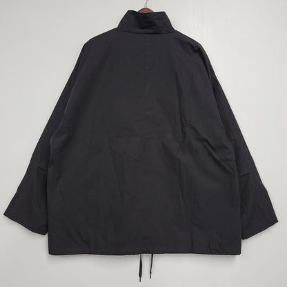 【中古品】【メンズ】 CAMBIO カンビオ OVERSIZED TYPEWRITER MILITARY STAND COLLAR JACKET PF-241-003 オーバーサイズ タイプライター ミリタリースタンドカラージャケット 147-260123-as-16-izu サイズ：L カラー：ブラック 万代Net店