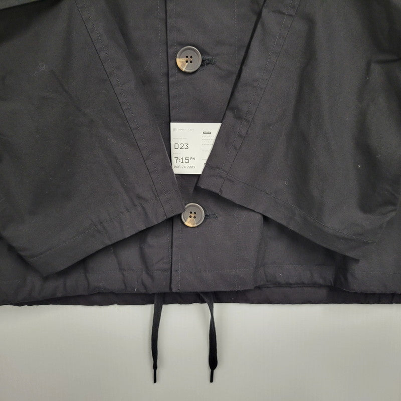 【中古品】【メンズ】 CAMBIO カンビオ OVERSIZED TYPEWRITER MILITARY STAND COLLAR JACKET PF-241-003 オーバーサイズ タイプライター ミリタリースタンドカラージャケット 147-260123-as-16-izu サイズ：L カラー：ブラック 万代Net店
