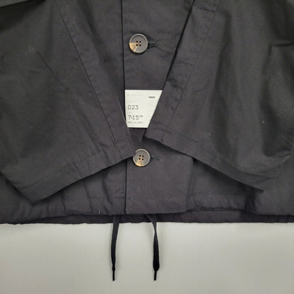 【中古品】【メンズ】 CAMBIO カンビオ OVERSIZED TYPEWRITER MILITARY STAND COLLAR JACKET PF-241-003 オーバーサイズ タイプライター ミリタリースタンドカラージャケット 147-260123-as-16-izu サイズ：L カラー：ブラック 万代Net店