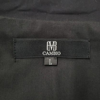 【中古品】【メンズ】 CAMBIO カンビオ OVERSIZED TYPEWRITER MILITARY STAND COLLAR JACKET PF-241-003 オーバーサイズ タイプライター ミリタリースタンドカラージャケット 147-260123-as-16-izu サイズ：L カラー：ブラック 万代Net店