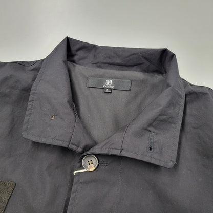 【中古品】【メンズ】 CAMBIO カンビオ OVERSIZED TYPEWRITER MILITARY STAND COLLAR JACKET PF-241-003 オーバーサイズ タイプライター ミリタリースタンドカラージャケット 147-260123-as-16-izu サイズ：L カラー：ブラック 万代Net店