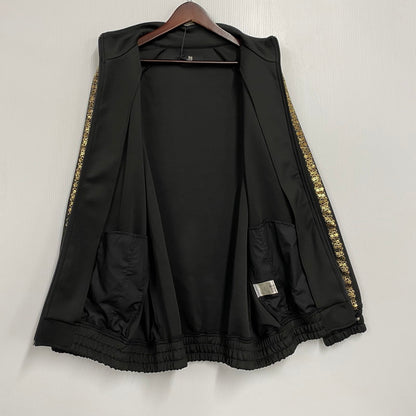 【中古品】【メンズ】 CAMBIO カンビオ CARDBOARD KNIT SIDE LINE TRACK JACKET カードボード ニット サイド ライン トラック ジャケット アウター 長袖 147-260122-kh-12-izu サイズ：L カラー：ブラック 万代Net店