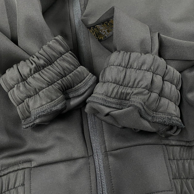 【中古品】【メンズ】 CAMBIO カンビオ CARDBOARD KNIT SIDE LINE TRACK JACKET カードボード ニット サイド ライン トラック ジャケット アウター 長袖 147-260122-kh-12-izu サイズ：L カラー：ブラック 万代Net店