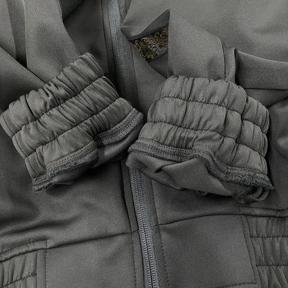 【中古品】【メンズ】 CAMBIO カンビオ CARDBOARD KNIT SIDE LINE TRACK JACKET カードボード ニット サイド ライン トラック ジャケット アウター 長袖 147-260122-kh-12-izu サイズ：L カラー：ブラック 万代Net店