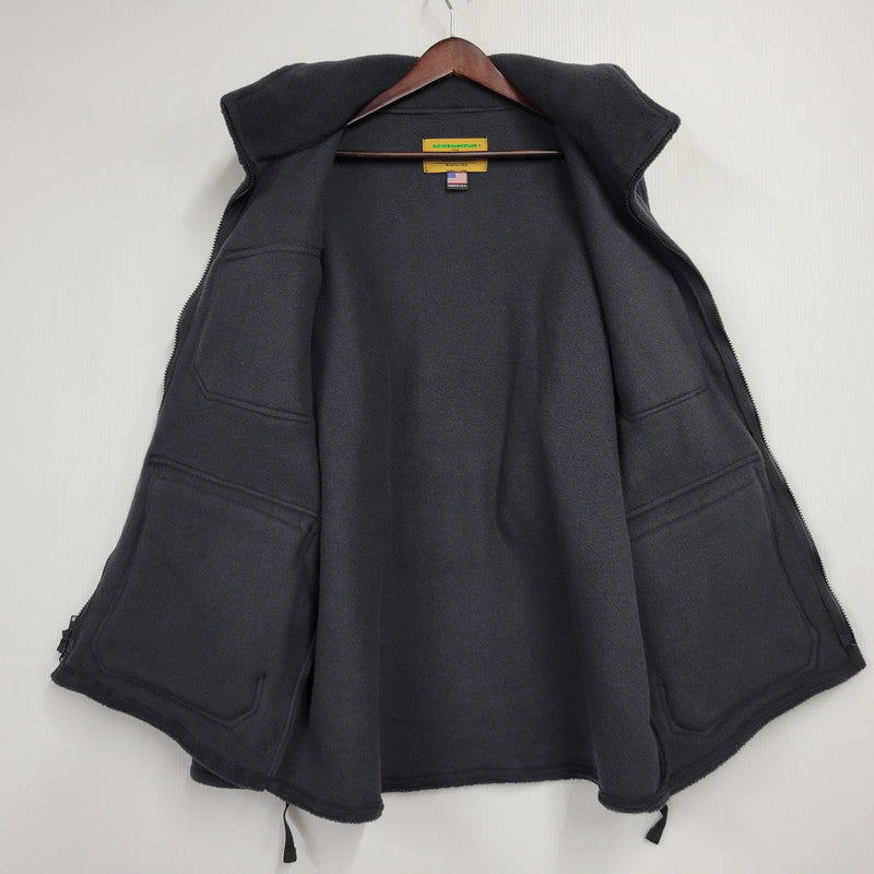 【中古品】【メンズ】 DAY ONE CAMOUFLAGE デイワンカモフラージュ FLEECE HUNTING JACKET フリースハンティングジャケット USA製 アウター 144-260118-as-21-izu サイズ：L カラー：ブラック 万代Net店