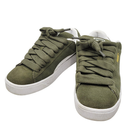 【中古品】【メンズ】 SUEDE XL 395205-13 スウェード XL スニーカー シューズ 靴 163-260121-as-19-izu サイズ：27cm カラー：DARK OLIVE/PUMA WHITE 万代Net店