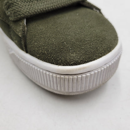 【中古品】【メンズ】 SUEDE XL 395205-13 スウェード XL スニーカー シューズ 靴 163-260121-as-19-izu サイズ：27cm カラー：DARK OLIVE/PUMA WHITE 万代Net店
