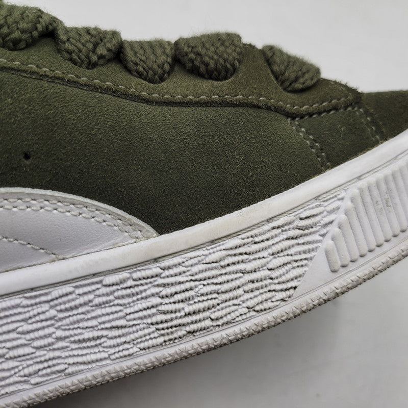 【中古品】【メンズ】 SUEDE XL 395205-13 スウェード XL スニーカー シューズ 靴 163-260121-as-19-izu サイズ：27cm カラー：DARK OLIVE/PUMA WHITE 万代Net店