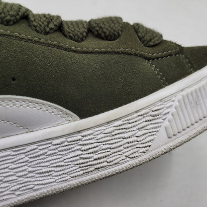 【中古品】【メンズ】 SUEDE XL 395205-13 スウェード XL スニーカー シューズ 靴 163-260121-as-19-izu サイズ：27cm カラー：DARK OLIVE/PUMA WHITE 万代Net店
