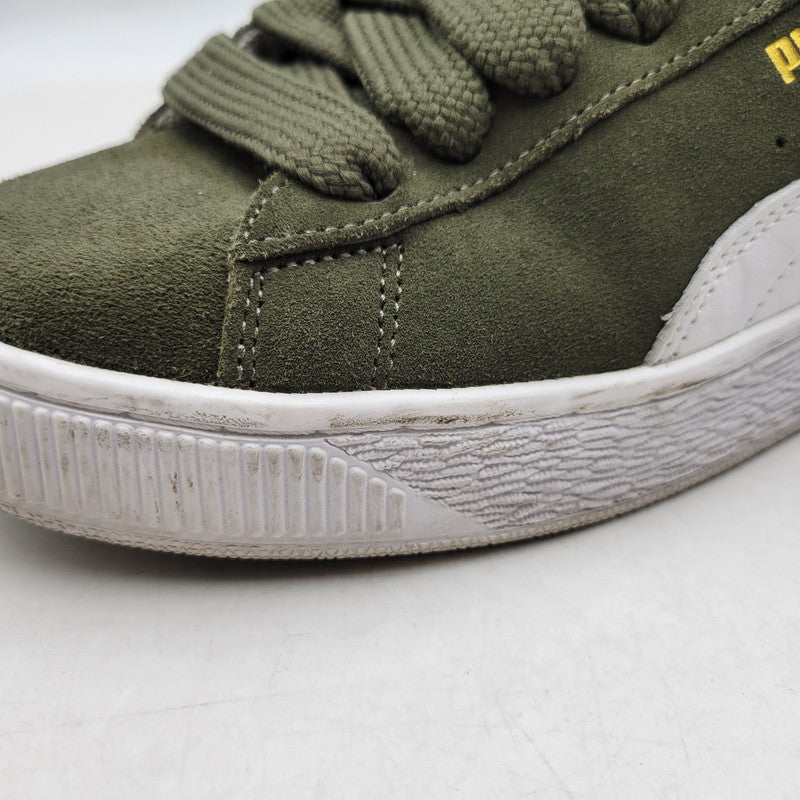 【中古品】【メンズ】 SUEDE XL 395205-13 スウェード XL スニーカー シューズ 靴 163-260121-as-19-izu サイズ：27cm カラー：DARK OLIVE/PUMA WHITE 万代Net店