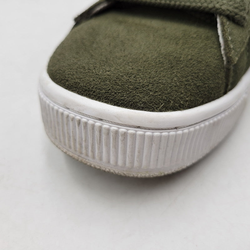 【中古品】【メンズ】 SUEDE XL 395205-13 スウェード XL スニーカー シューズ 靴 163-260121-as-19-izu サイズ：27cm カラー：DARK OLIVE/PUMA WHITE 万代Net店