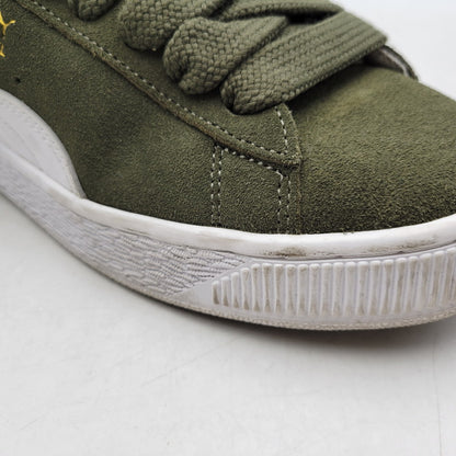 【中古品】【メンズ】 SUEDE XL 395205-13 スウェード XL スニーカー シューズ 靴 163-260121-as-19-izu サイズ：27cm カラー：DARK OLIVE/PUMA WHITE 万代Net店