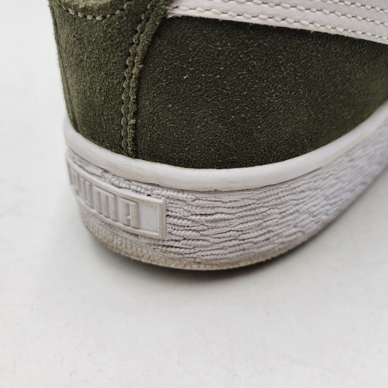 【中古品】【メンズ】 SUEDE XL 395205-13 スウェード XL スニーカー シューズ 靴 163-260121-as-19-izu サイズ：27cm カラー：DARK OLIVE/PUMA WHITE 万代Net店