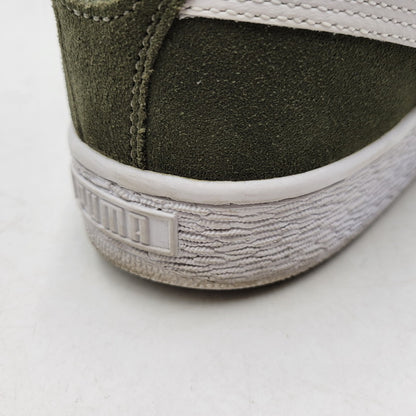 【中古品】【メンズ】 SUEDE XL 395205-13 スウェード XL スニーカー シューズ 靴 163-260121-as-19-izu サイズ：27cm カラー：DARK OLIVE/PUMA WHITE 万代Net店