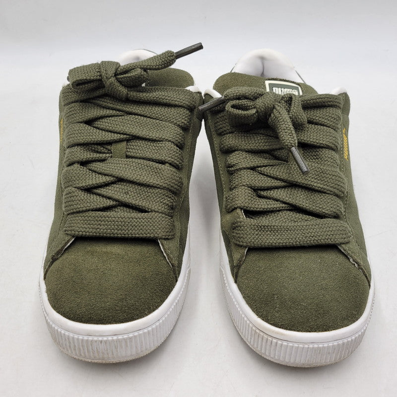 【中古品】【メンズ】 SUEDE XL 395205-13 スウェード XL スニーカー シューズ 靴 163-260121-as-19-izu サイズ：27cm カラー：DARK OLIVE/PUMA WHITE 万代Net店