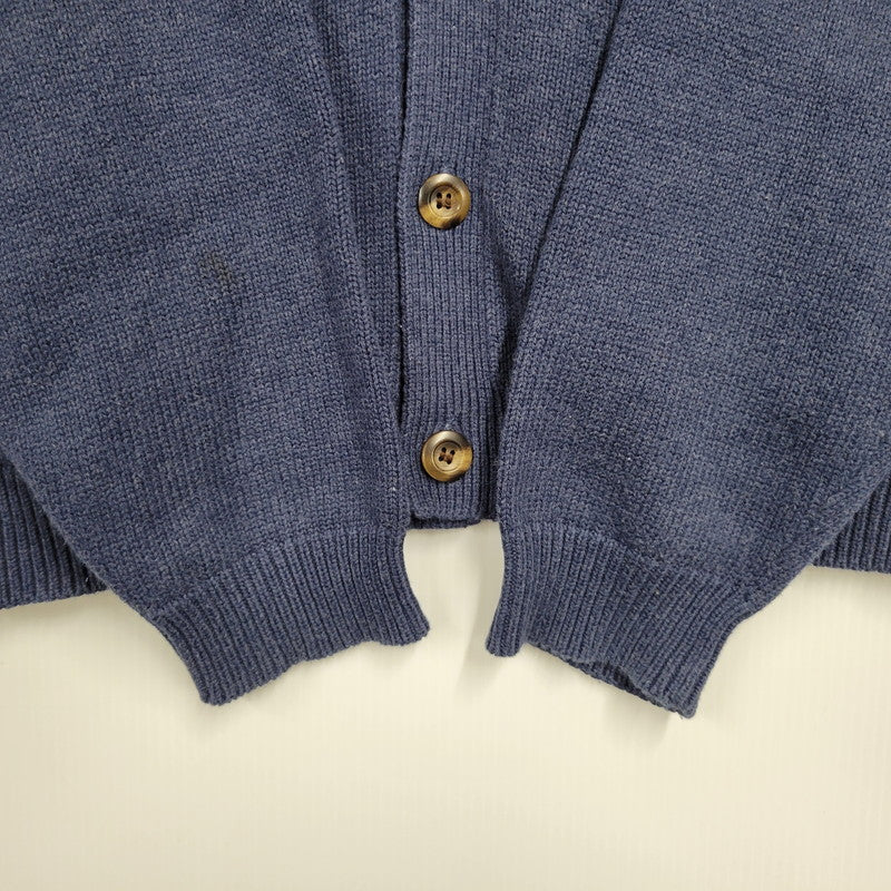 【中古品】【メンズ】 ST.JOHN'S BAY セントジョンズベイ CARDIGAN カーディガン 146-260123-as-21-izu サイズ：L カラー：ネイビー系 万代Net店