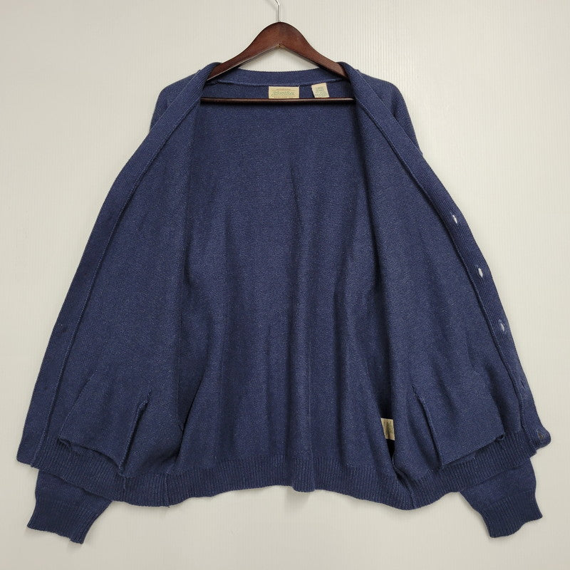 【中古品】【メンズ】 ST.JOHN'S BAY セントジョンズベイ CARDIGAN カーディガン 146-260123-as-21-izu サイズ：L カラー：ネイビー系 万代Net店