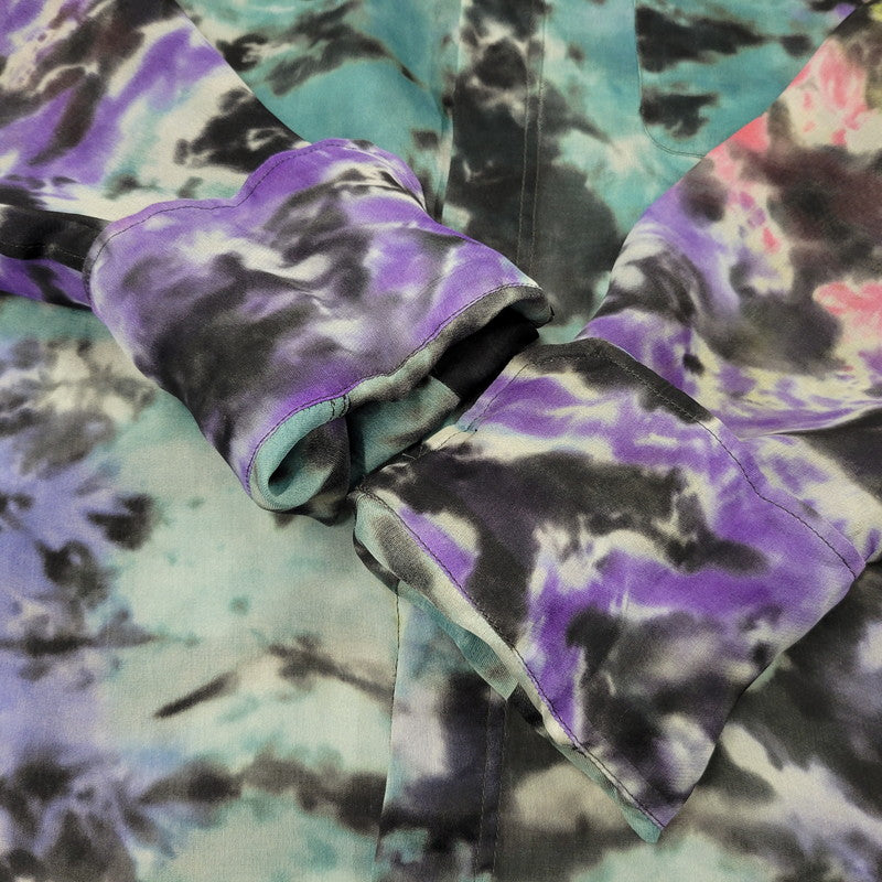 【中古品】【メンズ】 SILK TIE-DYE LONG SLEEVE SHIRT RM191 LTZ HGS82W VCCM07 シルク タイダイ ロングスリーブ シャツ 長袖 トップス 179-260118-as-12-izu サイズ：M カラー：マルチカラー 万代Net店