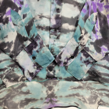 【中古品】【メンズ】 SILK TIE-DYE LONG SLEEVE SHIRT RM191 LTZ HGS82W VCCM07 シルク タイダイ ロングスリーブ シャツ 長袖 トップス 179-260118-as-12-izu サイズ：M カラー：マルチカラー 万代Net店