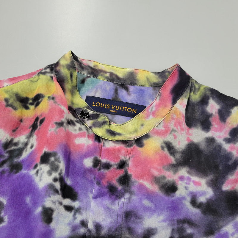 【中古品】【メンズ】 SILK TIE-DYE LONG SLEEVE SHIRT RM191 LTZ HGS82W VCCM07 シルク タイダイ ロングスリーブ シャツ 長袖 トップス 179-260118-as-12-izu サイズ：M カラー：マルチカラー 万代Net店