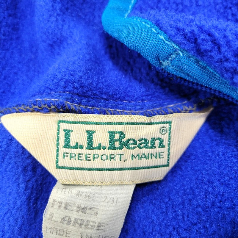 【中古品】【メンズ】 PULLOVER HOODIE プルオーバー フーディー USA製 146-260122-as-04-izu サイズ：L カラー：ブルー×グレー 万代Net店