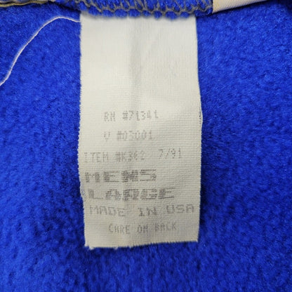 【中古品】【メンズ】 PULLOVER HOODIE プルオーバー フーディー USA製 146-260122-as-04-izu サイズ：L カラー：ブルー×グレー 万代Net店